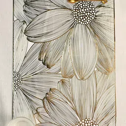 MARKET99 Brown & Beige 2 Pieces Floral Printed Table Placemats-34