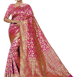 jayant creation Pink Art Silk Barasi Sarees-picture-32