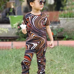 ALANTA Boys Printed T-shirt with Trousers-41