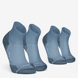 KIPRUN By Decathlon Men Pack Of 2 Patterned Above Ankle Length Socks-39