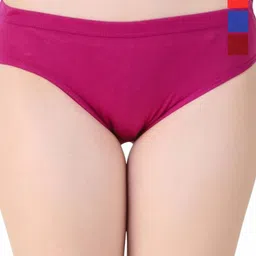 DHANDAI FASHION Pack of 3 Mid-RiseHipsterBriefs Soft Cotton Panty (SC-M-21)Mlt Pcs-4-picture-3