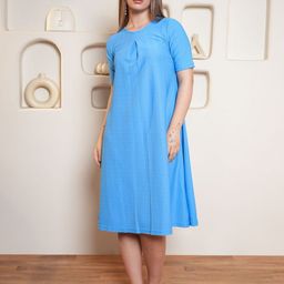 MILOST Chevron A-Line Midi Dress-picture-54