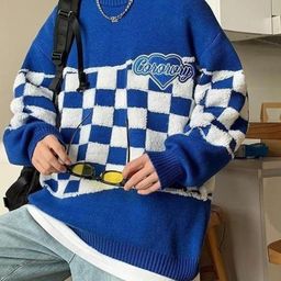 StyleCast Men Checked Pullover-image-7