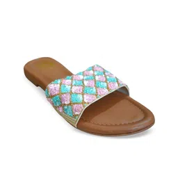 DEKA Shoes Women Embellished fwd Flats-11