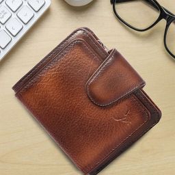 REDHORNS Men Leather Two Fold Wallet-32
