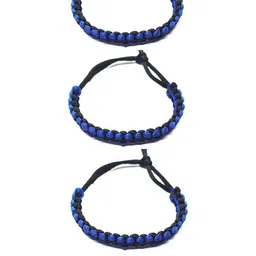 Dynamic Retail Global Men 3 Handcrafted Wraparound Bracelet-image-31