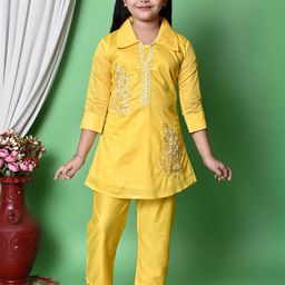 Jbegam Girls Embellished Top with Trousers-image-69