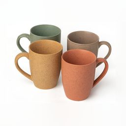 BODHI HOUSE Multicoloured Solid Ceramic Matte Cups Set of Cups and Mugs-3