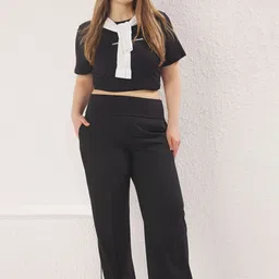 Trendyol Women Mid-Rise Parallel Regular Fit Trousers-image-41