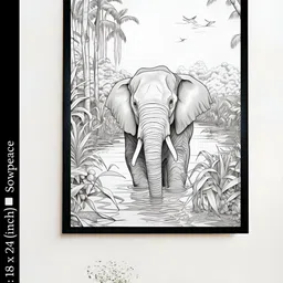 SOWPEACE White & Grey 1 Piece Canvas Abstract Wall Photographs-image-54