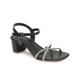 Mast & Harbour Women Embellished Party Block Sandals-58
