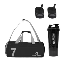 GROUPERS Printed Small Foldable Sports or Gym Duffel Bag-image-39