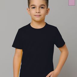 FBAR Boys Pack of 2 Solid Round Neck Cotton T-shirts-picture-36
