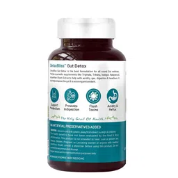 Bliss Welness Gut Detox With Trikatu & Triphala Supports Digestion & Metabolism - 120 Tab image 3