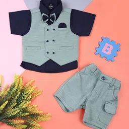 V-Mart Boys Printed Shirt with Shorts-image-7