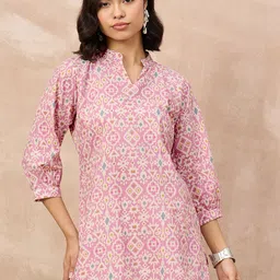 all about you Women Printed Ethnic Cotton Top-picture-39