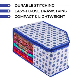 Kuber Industries Blue Set of 3 Regular Multi-Utility Organisers image 4