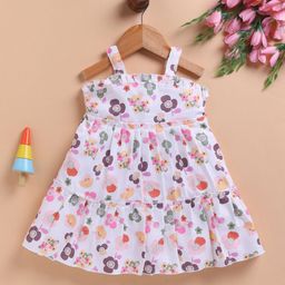 LACKii DOLL Floral Print Ruffled Fit & Flare Dress-picture-11
