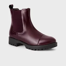 20Dresses Round Toe Zippered Chelsea Boots-16