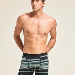 Technosport Men Pack Of 2 Printed Short Trunks With Elasto Lite MIOR83AS4MED image 3