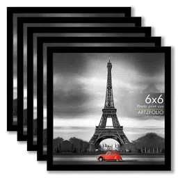 ArtzFolio Black 5 to 7 Pieces Wood Wall Photo Frames-image-23