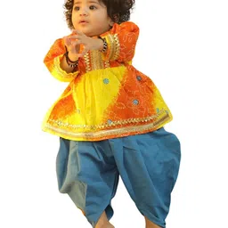 BownBee Girls Top with Dhoti Pants-picture-47