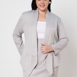 BRINNS Shawl Collar Neck Long Sleeves Blazer With Above Knee Length Skirt Co-Ords-13