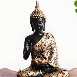 INTERNATIONAL GIFT Multicoloured Buddha Idol Showpiece-image-8
