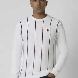 Van Heusen Sport Men Striped Pullover-image-126