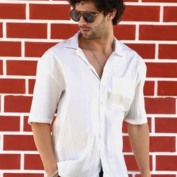 Campus Sutra Men Comfort Opaque Striped Casual Shirt-image-94