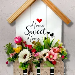 Swapnil Arts Brown & Green Printed Wooded Key Holder-image-42