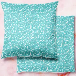 ArtzFolio Multicoloured Set of 2 Square Cushion Covers-9