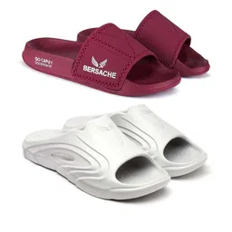BERSACHE Pack of 2 Men Comfort Sandals-image-15