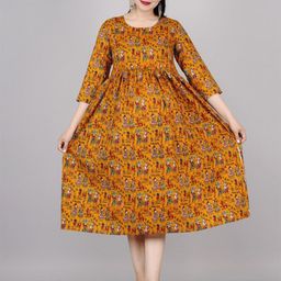 TANISHA Floral Print Maternity Empire Midi Dress-image-72