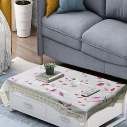 Homerz Grey Waterproof Plastic 6-Seater Table Cover-44