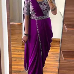 SAADHVI Embellished Pure Silk Saree-image-80