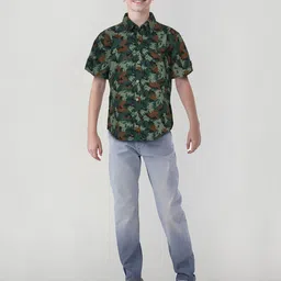 Gini and Jony Boys Standard Opaque Printed Casual Shirt-picture-23