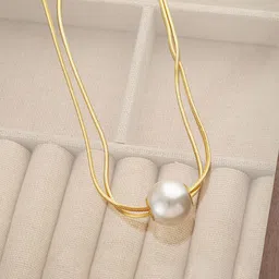 Designs & You Gold-Plated Circular Pendants with Chains image 5