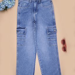 V-Mart Boys Regular Fit Mid-Rise Light Fade Stretchable Jeans-picture-42