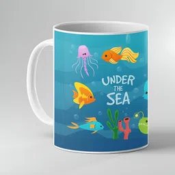 Keviv Multicoloured Text or Slogans Printed Ceramic Glossy Mugs Set of Cups and Mugs-image-90