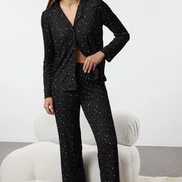 Trendyol Women Printed Night suit-picture-21