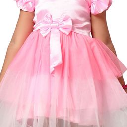 BAESD Flutter Sleeve Net Fit & Flare Dress image 2
