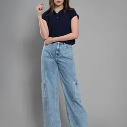 IZEL Extended Sleeves Blouson Crop Top-picture-25