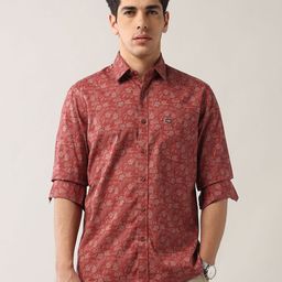Arrow Sport Men Slim Fit Floral Opaque Printed Casual Shirt-picture-11