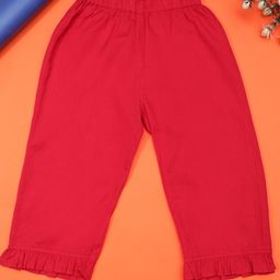 Cutiekins Girls Cotton Solid Mid-Rise Capris-image-96