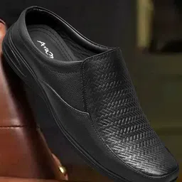 ARAMISH Men Perforations Leather Loafers-image-44