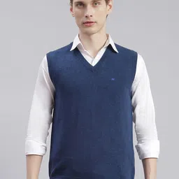 Monte Carlo Men Woollen Sweater Vest-image-39