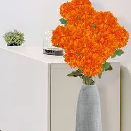 Homesake Orange 2 Pieces Hanging Cherry Blossom Artificial Flower-image-23
