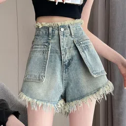 KPOP Women Regular Fit Cotton Shorts-picture-54