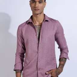 NEVER NEUD Men Classic Opaque Casual Shirt-image-15